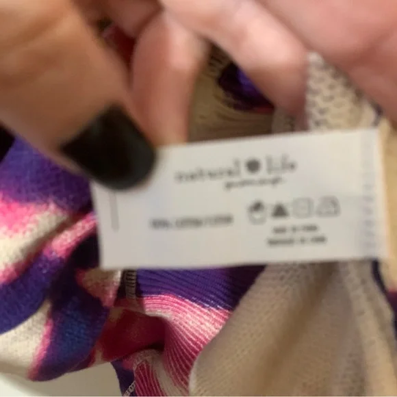 NATURAL LIFE Multicolor Tie-Dye Sweater - Picture 12 of 14